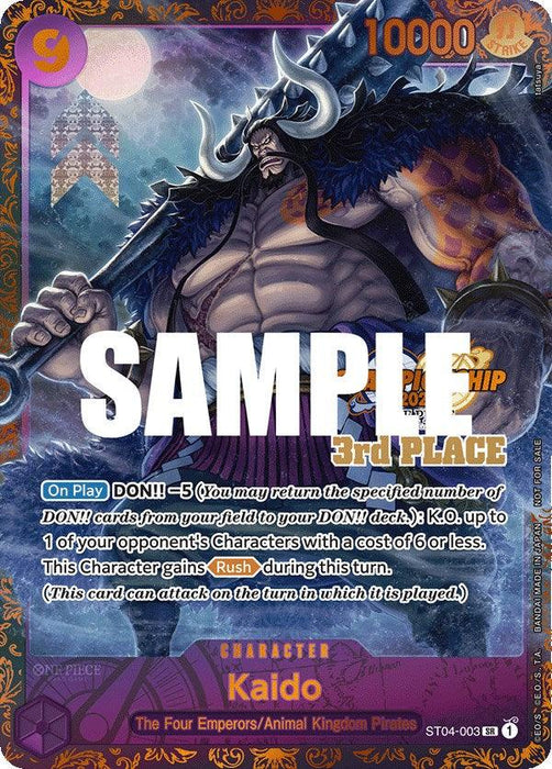 Kaido (CS 2023 Trophy Card) [3rd Place] [One Piece Promotion Cards]