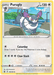 A Pokémon Purugly (116/163) [Sword & Shield: Battle Styles] card from the Sword & Shield series featuring Purugly, a gray and white feline Pokémon with a curled, purple tail. The card shows Purugly near the sea with mountains in the background. It has 120 HP, and its two attacks are "Caturday" and "Claw Slash." Illustrated by Akira Komoyama.