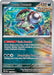 Image of a Pokémon trading card for Brute Bonnet (123/182) (Cosmos Holo) [Scarlet & Violet: Paradox Rift] from the Pokémon series. The card shows an illustrated plant-like creature with a large, toothy mouth, green leaves, and tentacles. It's a Basic Grass-type Pokémon with 120 HP. It has the Ancient trait and features two attacks: "Toxic Powder" and "Rampaging Hammer.