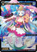 A fantasy card image titled "Otohime, Aquatic Phantom Queen (SRP) (WXDi-P11-044P[EN]) [Reunion Diva]." It depicts a female character with blue hair, wearing an ornate outfit with seashells and aquatic motifs. She holds a small, purple octopus-like creature. The background has a magical, underwater theme. This SIGNI card boasts Power 12000 and detailed ability text under the brand name TOMY.