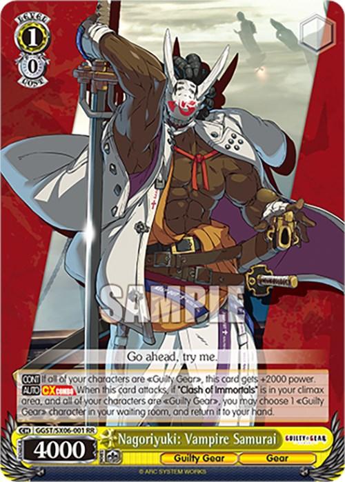 Nagoriyuki: Vampire Samurai (GGST/SX06-001 RR) [Guilty Gear -Strive-]