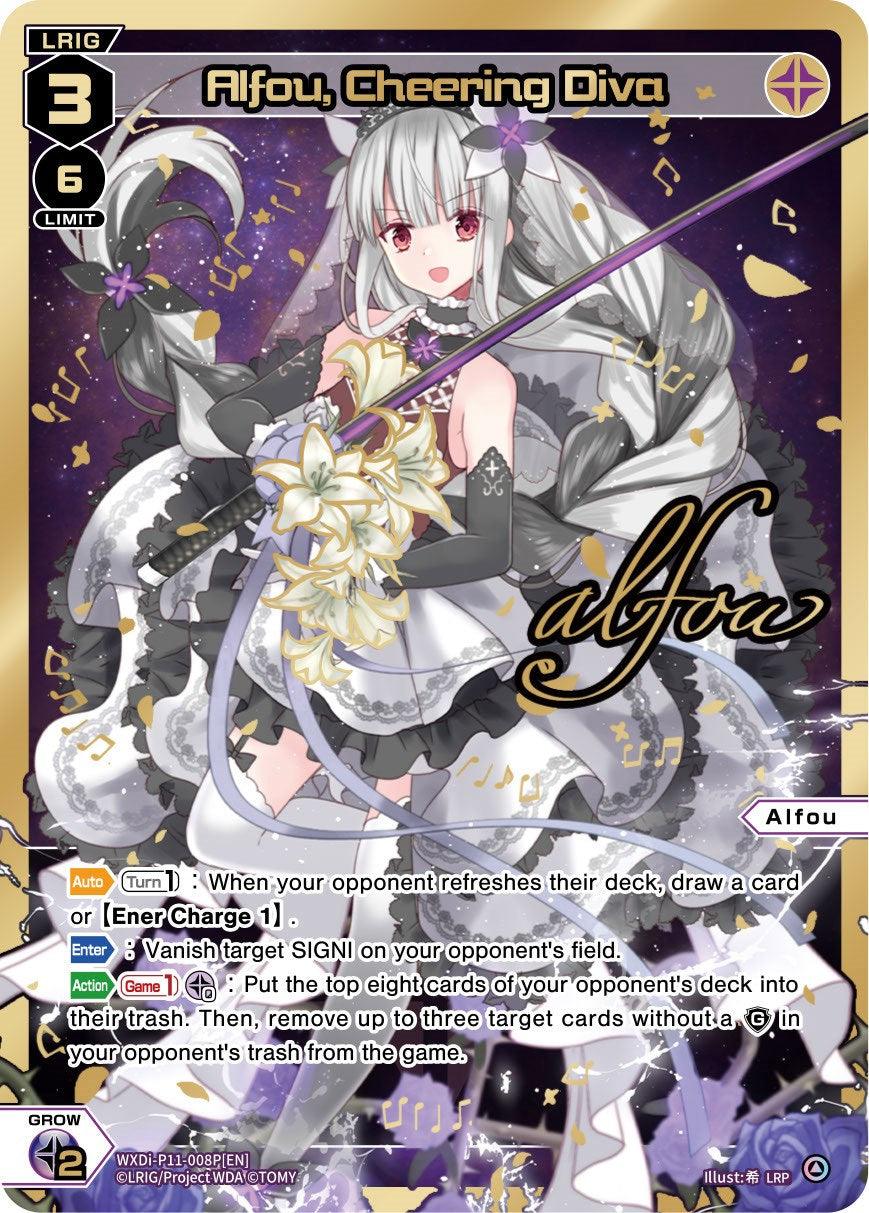 Alfou, Cheering Diva (LRP) (WXDi-P11-008P[EN]) [Reunion Diva]