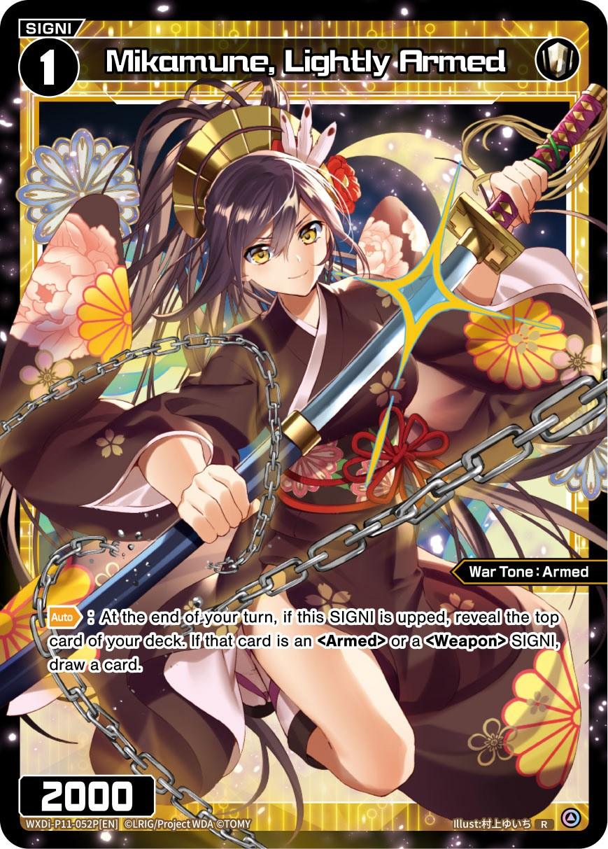 Mikamune, Lightly Armed (Parallel Foil) (WXDi-P11-052P[EN]) [Reunion Diva]