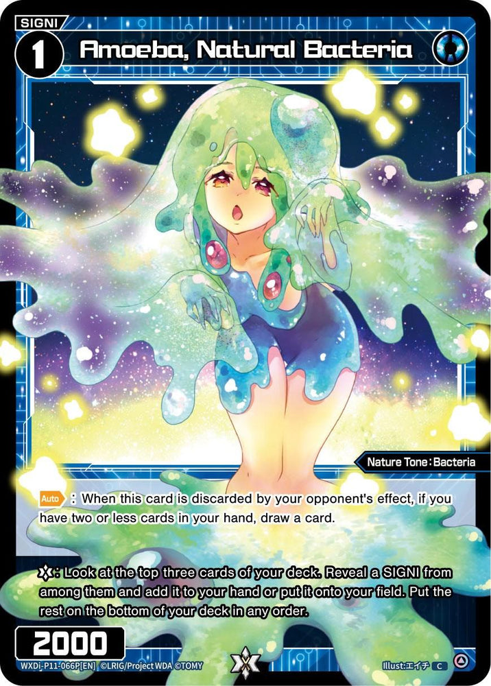 Amoeba, Natural Bacteria (Parallel Foil) (WXDi-P11-066P[EN]) [Reunion Diva]