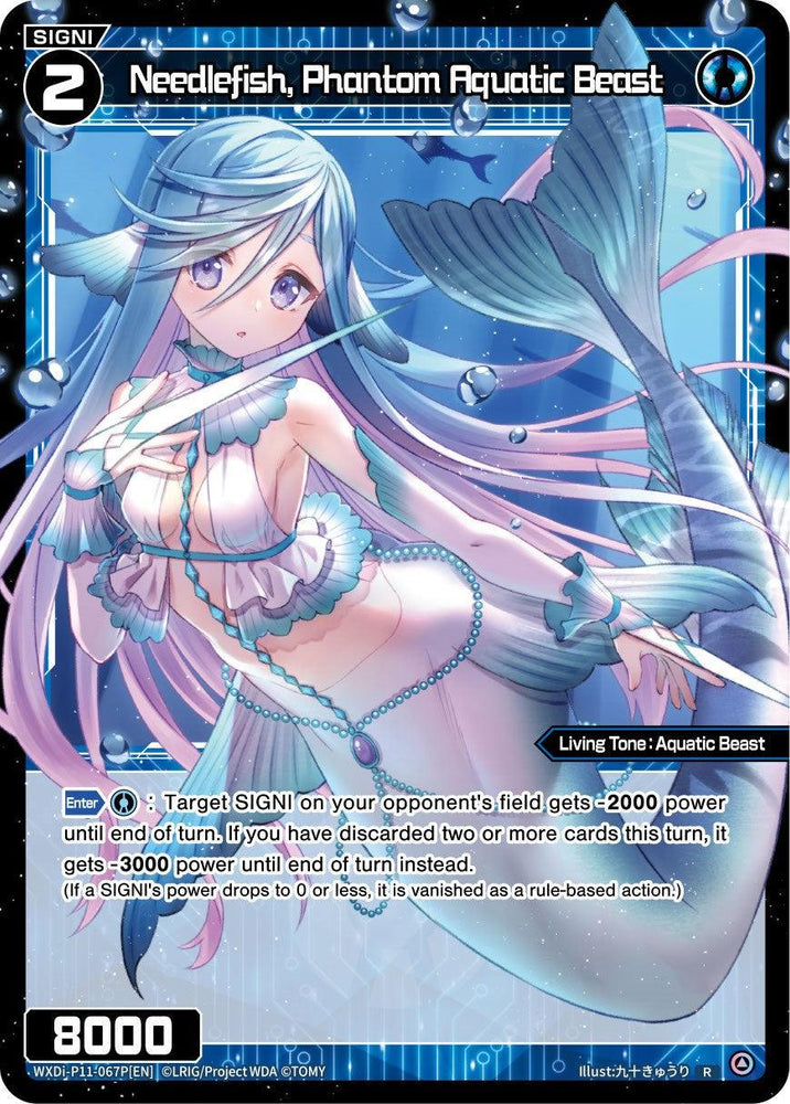 Needlefish, Phantom Aquatic Beast (Parallel Foil) (WXDi-P11-067P[EN]) [Reunion Diva]