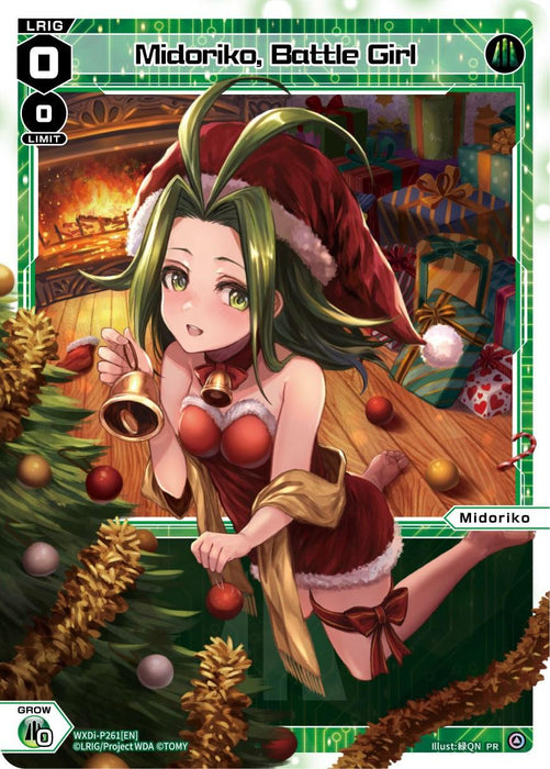 Midoriko, Battle Girl (Christmas Celebration) (WXDi-P261[EN]) [Promo Cards]