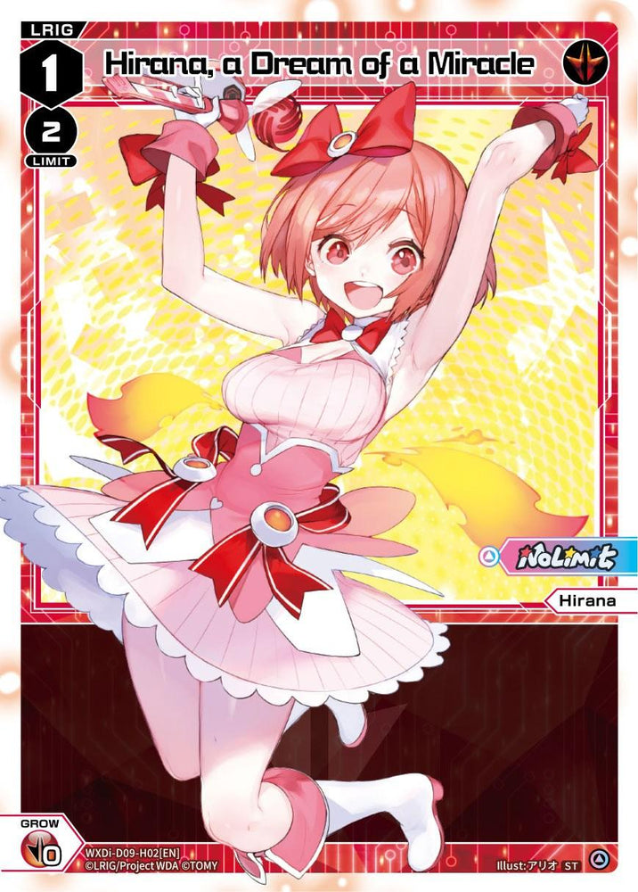 Hirana, a Dream of a Miracle (WXDi-D09-H02[EN]) [Super Diva Deck: Double Heroines]