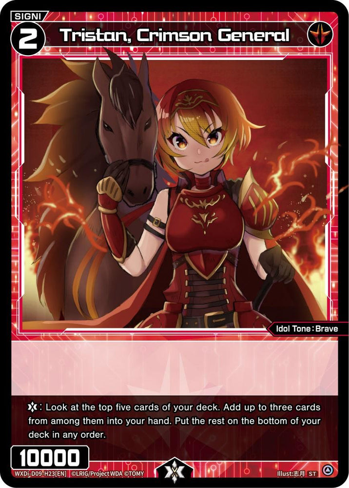 Tristan, Crimson General (WXDi-D09-H23[EN]) [Super Diva Deck: Double Heroines]