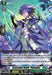 Trading card featuring "Conceited Noble, Philander (D-BT13/015EN) [Flight of Chakrabarthi]" by Bushiroad with detailed illustrations. Philander, a Stoicheia character, is depicted as an elegant male in a dark purple outfit holding a long weapon and a purple iris. This Triple Rare card boasts 8000 Power, 5000 Shield, and various abilities described in the text sections.