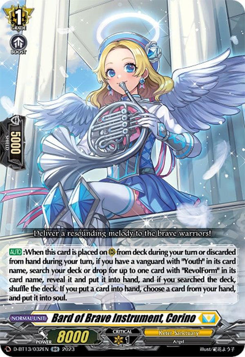 Bard of Brave Instrument, Corino (D-BT13/032EN) [Flight of Chakrabarthi]