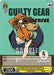 This promo trading card spotlights the anime-style character May from Guilty Gear Strive. Clad in her signature orange cap and jacket, she wields a giant anchor. With gameplay text showcasing 1 Cost, 0 Soul, and 2500 Power, "Guilty Gear Strive" and "May: Anchor of the Crew (GGST/SX06-P06 PR) [Guilty Gear -Strive-]" are prominently featured. This product is brought to you by Bushiroad.