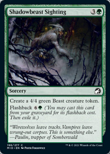 Shadowbeast Sighting [Innistrad: Midnight Hunt]