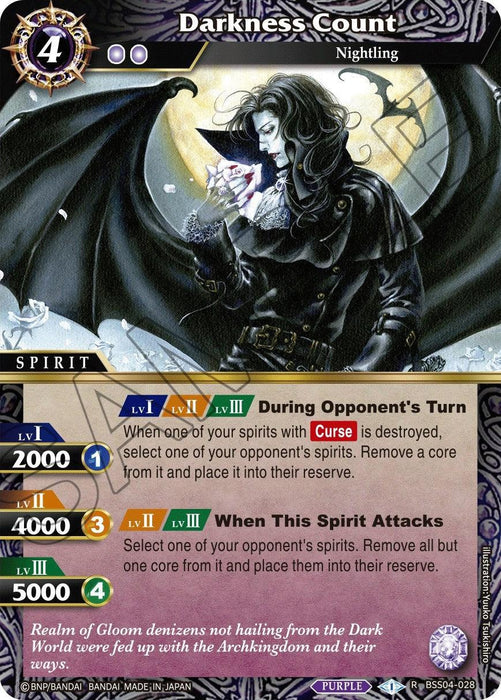 Darkness Count (BSS04-028) [Savior of Chaos]