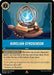 A rare card from Disney Lorcana featuring the "Aurelian Gyrosensor (163/204) [Into the Inklands]" item. The illustration shows a mystical golden sphere with a blue core, hovering above a hand. Text describes its ability to let players look at and rearrange their deck when a character quests, making it perfect for seeking knowledge into the Inklands.