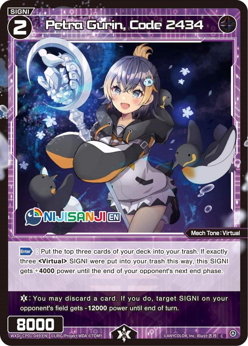 Petra Gurin, Code 2434 (WXDi-CP01-049[EN]) [Collab Booster: Nijisanji Diva]