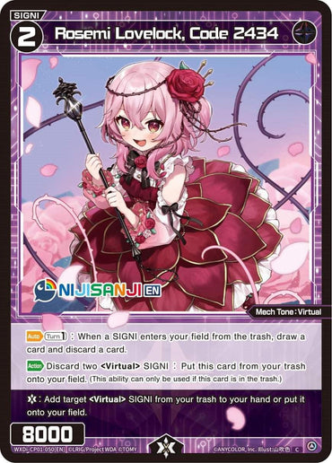 Rosemi Lovelock, Code 2434 (WXDi-CP01-050[EN]) [Collab Booster: Nijisanji Diva]