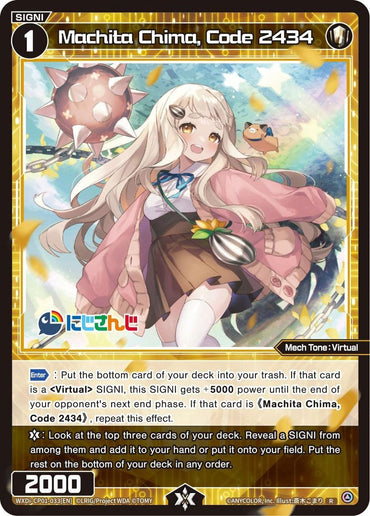 Machita Chima, Code 2434 (WXDi-CP01-033[EN]) [Collab Booster: Nijisanji Diva]