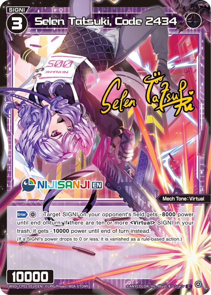 Selen Tatsuki, Code 2434 (Parallel Foil) (WXDi-CP01-051P[EN]) [Collab Booster: Nijisanji Diva]