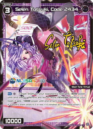 Selen Tatsuki, Code 2434 (Parallel Foil) (WXDi-CP01-051P[EN]) [Collab Booster: Nijisanji Diva]