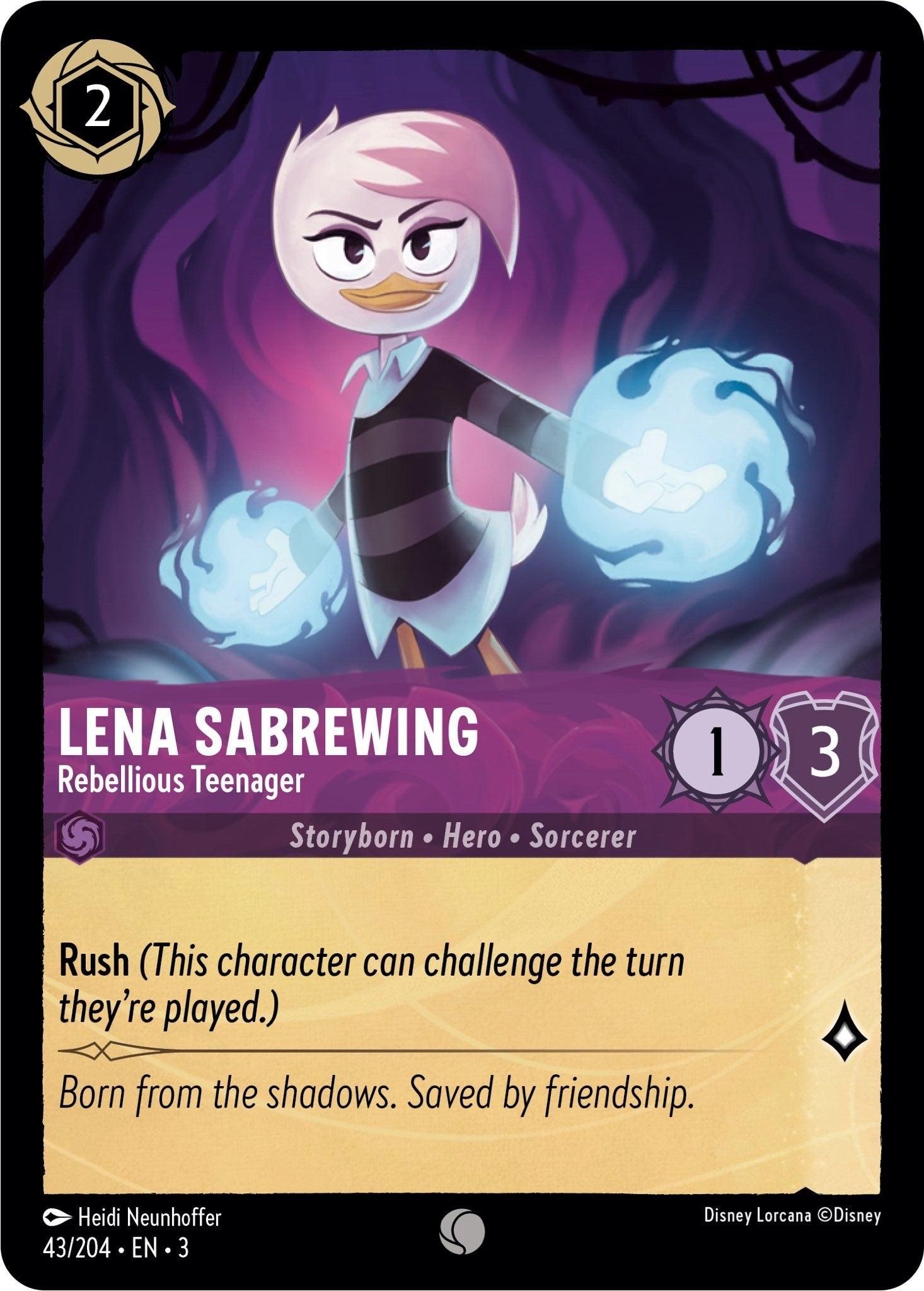 A Disney Lorcana trading card titled 