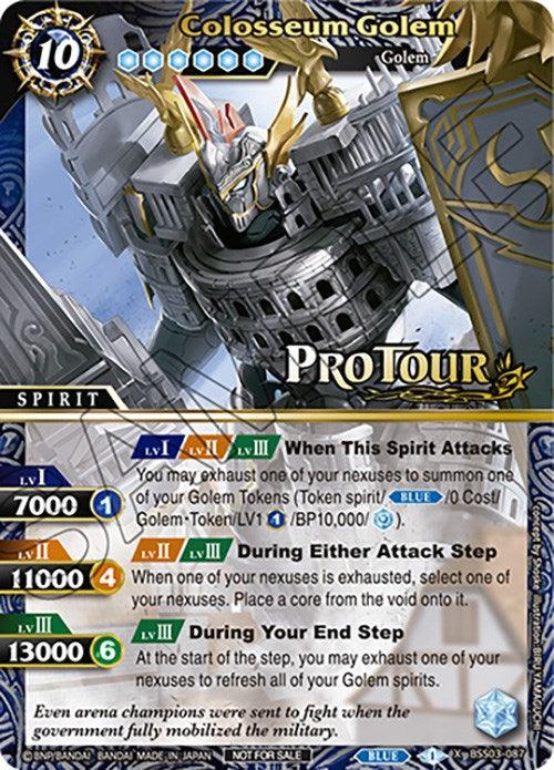 Colosseum Golem (X Rare Special Pack Vol. 3) (BSS03-087) [Battle Spirits Saga Promo Cards]