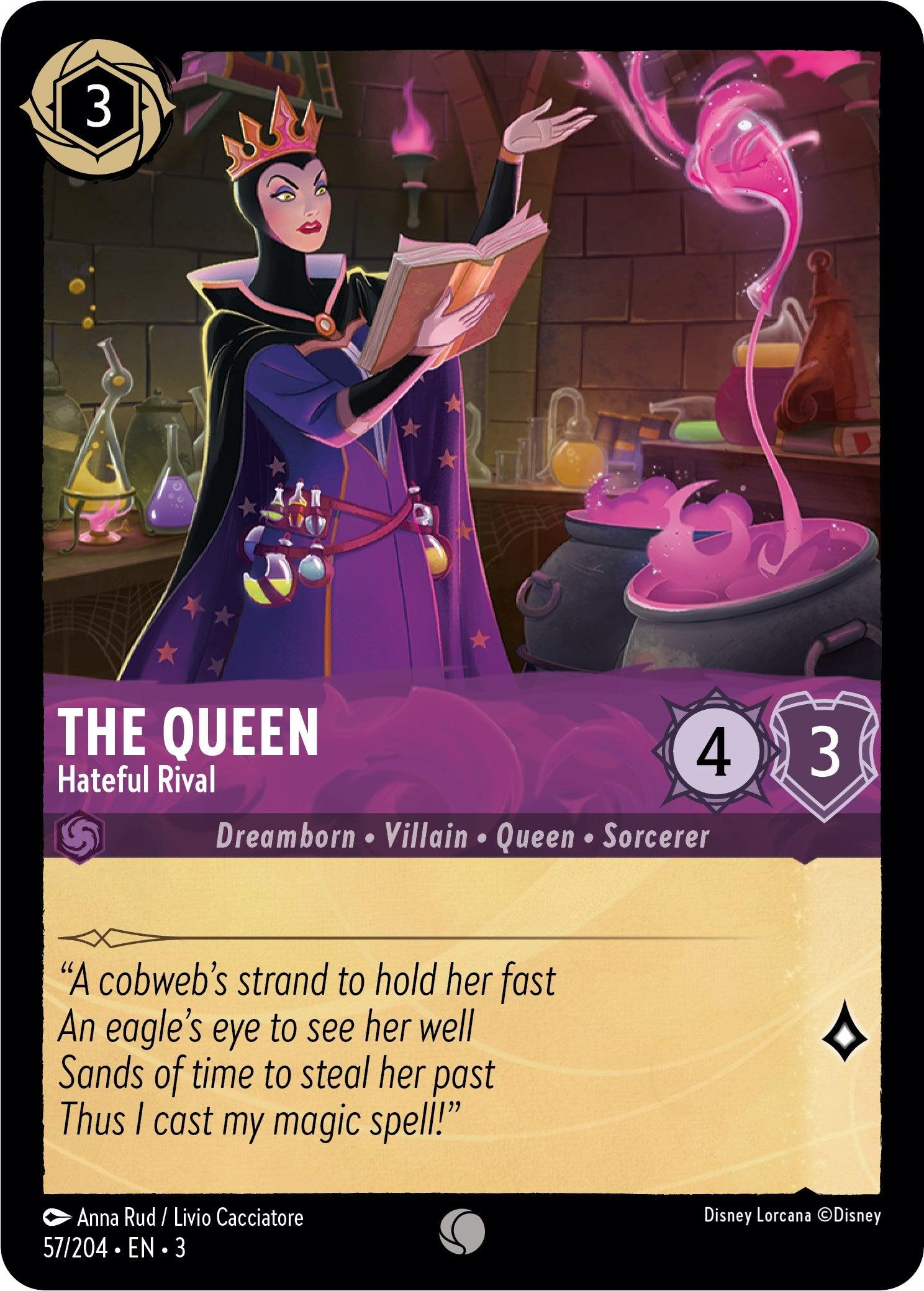 A Disney fantasy card titled 