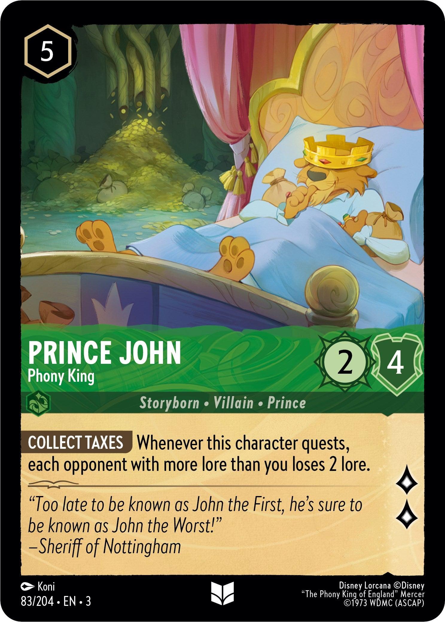 A card from the Disney Lorcana game, titled 