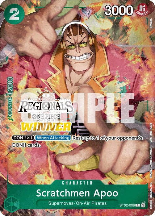Scratchmen Apoo (Online Regional 2024) [Winner] [One Piece Promotion Cards]