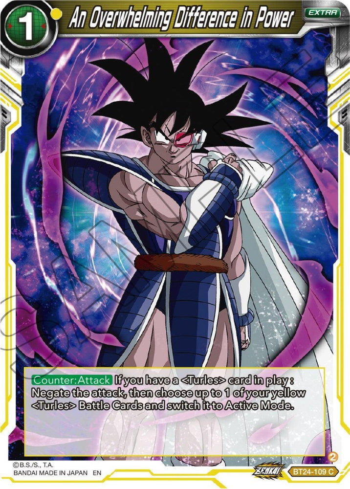 An Overwhelming Difference in Power (BT24-109) [Beyond Generations]