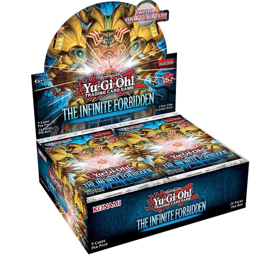 A Yu-Gi-Oh! Trading Card Game booster box titled 