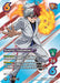 A UniVersus Shoto Todoroki (Season 1 Local Qualifier Promo) [Miscellaneous Promos] features Shoto Todoroki in a dynamic pose, wearing his 1-A student gray school uniform. His white and red hair contrasts with icy shards on his left side and flames emanating from his right hand. The vibrant card displays various stats and abilities, perfect for a Ranged card.