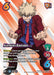 Image of a trading card featuring Katsuki Bakugo. He wears a red school uniform blazer, white shirt, and blue tie. This UniVersus Katsuki Bakugo (Season 1 Local Qualifier Promo) [Miscellaneous Promos] character card has the following stats: 6 control, 0 difficulty, 6 enhance, 30 health, and 6 damage. Text details his abilities and includes "Character #1 PROMO 247" at the bottom.