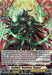 The image features a "Cardfight!! Vanguard" Triple Rare trading card titled Youthberk "RevolForm: Tempest" (D-SS12/035EN) [Triple Drive] by Bushiroad. The card displays a powerful armored warrior wielding twin swords amid green lightning and swirling tempest. A detailed text block at the bottom describes its abilities within the Keter Sanctuary.