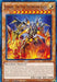 Image of a Yu-Gi-Oh! trading card titled "Jizukiru, the Star Destroying Kaiju [SR10-EN014] Common." The card's background is blue with orange accents, featuring a robotic dragon with sharp edges and glowing elements. This Kaiju monster is a Machine/Effect Monster with 3300 ATK and 2600 DEF. The card border and text details are gold.