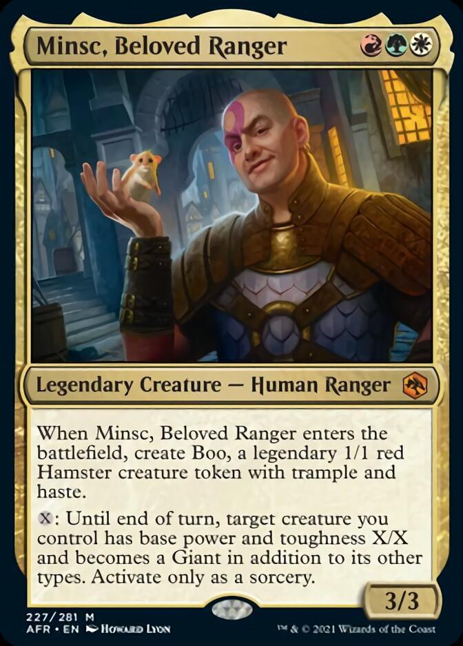 In the Dungeons & Dragons: Adventures in the Forgotten Realms set from Magic: The Gathering, there is a trading card titled 