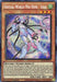 A Yu-Gi-Oh! Virtual World Mai-Hime - Lulu [MP21-EN173] Prismatic Secret Rare trading card from the 2021 Tin of Ancient Battles. The holographic card showcases an armored female anime character with pink and blue accents, standing in a dynamic pose. Stats: Attack 1600, Defense 600.