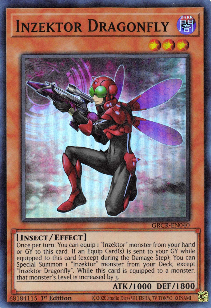 Inzektor Dragonfly [GRCR-EN040] Super Rare