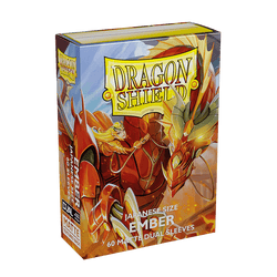 Dragon Shield: Japanese Size 60ct Sleeves - Ember (Dual Matte)