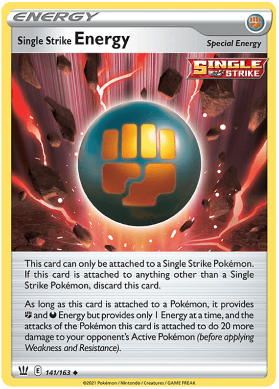 Single Strike Energy (141/163) [Sword & Shield: Battle Styles]