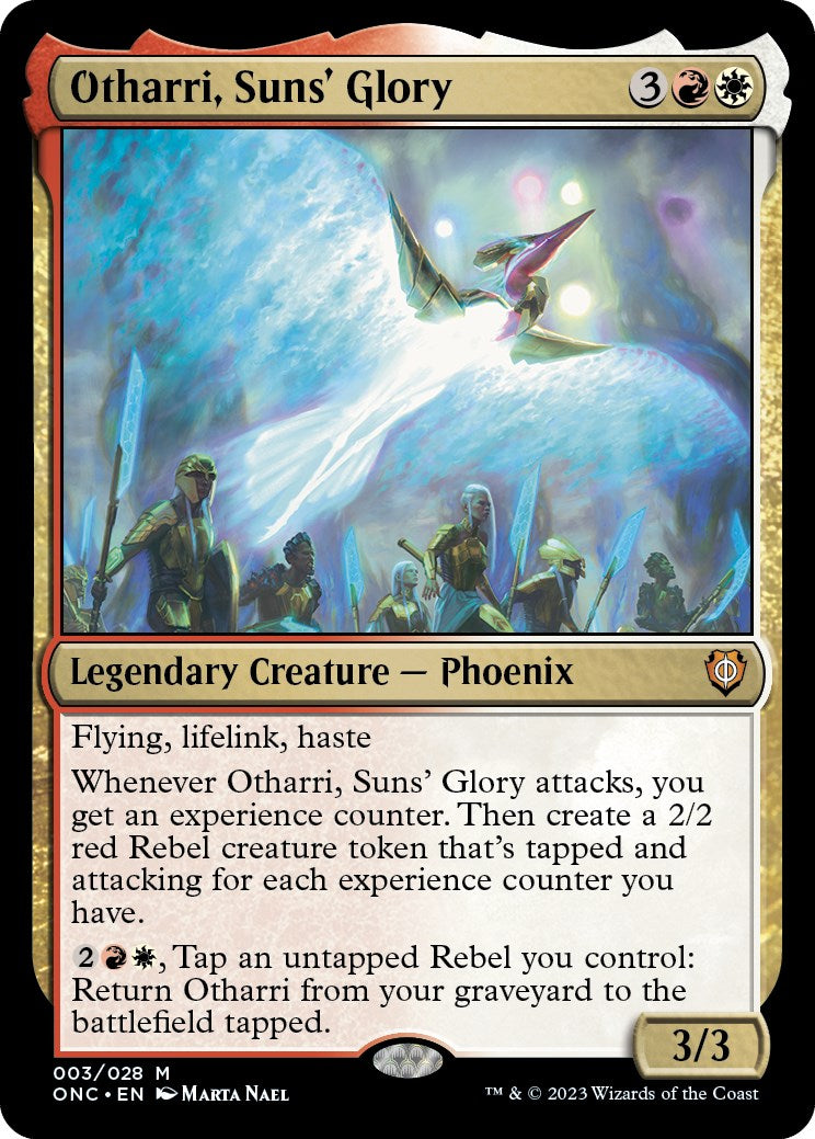 Magic: The Gathering card of a phoenix named 