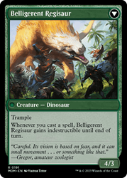 Invasion of Ixalan // Belligerent Regisaur [March of the Machine]