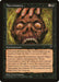 The Magic: The Gathering card "Necromancy [Visions]" is shown. It features a grotesque, decaying face with glowing eyes and sharp teeth. With a black border, it requires 2 generic mana plus 1 black mana to cast this Enchantment. The text box contains rules and abilities related to the Graveyard. Art by Pete Venters.