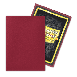 Dragon Shield: Standard 100ct Sleeves - Blood Red (Matte)