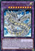 A Yu-Gi-Oh! card features a mechanical dragon named "Cyber Eternity Dragon [LDS2-EN033] Ultra Rare," an 8-star Fusion/Effect Monster. The dragon has a metallic serpentine form with a glowing yellow eye and appears against a blue, icy background. From the Legendary Duelists: Season 2 set, it boasts ATTACK 2800 and DEFENSE 4000.