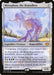 The image displays a Magic: The Gathering card titled "Morophon, the Boundless [Modern Horizons]," a Mythic Rare from Modern Horizons. This Legendary Creature – Shapeshifter boasts a 6/6 power and toughness, with Changeling abilities and casting cost reduction for chosen types. The illustration depicts a luminous, ethereal creature with multiple legs in a surreal, colorful landscape.