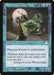 Magic: The Gathering card titled **Phantom Warrior [Weatherlight]** with turquoise marbled borders. It illustrates an Illusion Warrior wielding a sword, stepping through water under a full moon. The card text states it is unblockable. Art by John Matson from the Weatherlight series. The power/toughness is 2/2.
