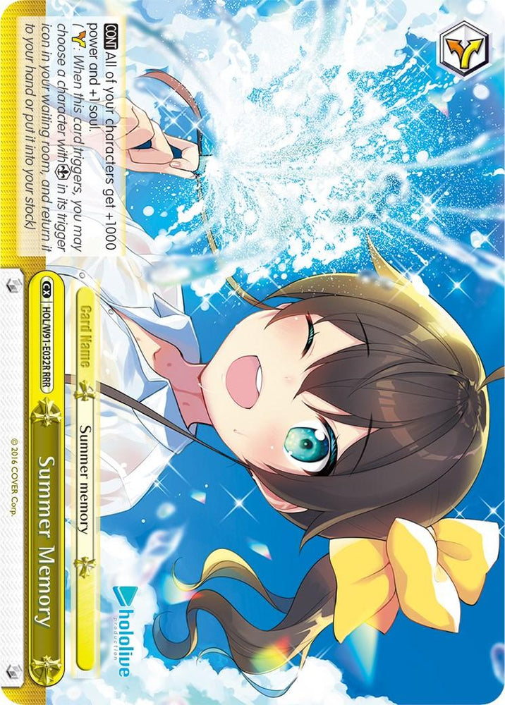 Summer Memory (HOL/W91-E032R RRR) [hololive production]