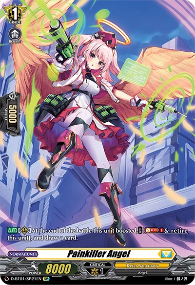 The Painkiller Angel (D-BT01/SP21EN) trading card from Bushiroad's 