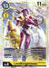 An image of a Digimon card featuring "LordKnightmon [BT5-045] (2021 Championship Finals Event Pack Alt-Art Gold Stamp Set) [Battle of Omni Promos]." The Super Rare card is labeled "BT5-045 SR" from the Battle of Omni set. It has a play cost of 13 and a DP of 11000. The background showcases an armored Digimon in pink and gold with the Digimon Card Game Championship 2021 Finals logo in the background.