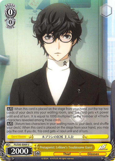 Protagonist: Leblanc's Troublesome Guest (P5/S45-E009 U) [Persona 5]